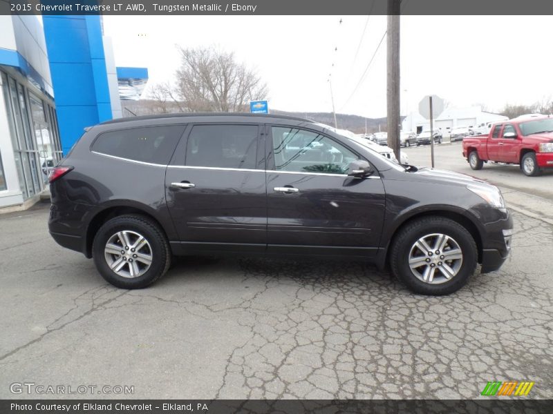 Tungsten Metallic / Ebony 2015 Chevrolet Traverse LT AWD