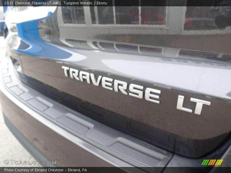 Tungsten Metallic / Ebony 2015 Chevrolet Traverse LT AWD