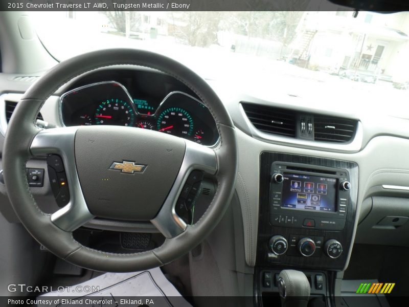 Tungsten Metallic / Ebony 2015 Chevrolet Traverse LT AWD
