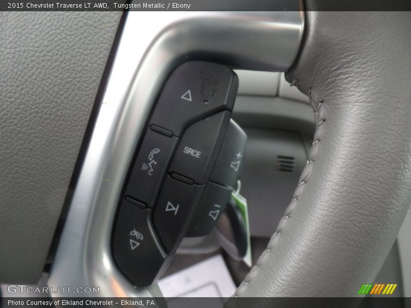 Tungsten Metallic / Ebony 2015 Chevrolet Traverse LT AWD