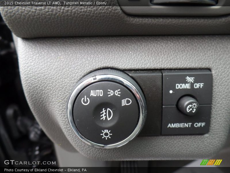 Tungsten Metallic / Ebony 2015 Chevrolet Traverse LT AWD