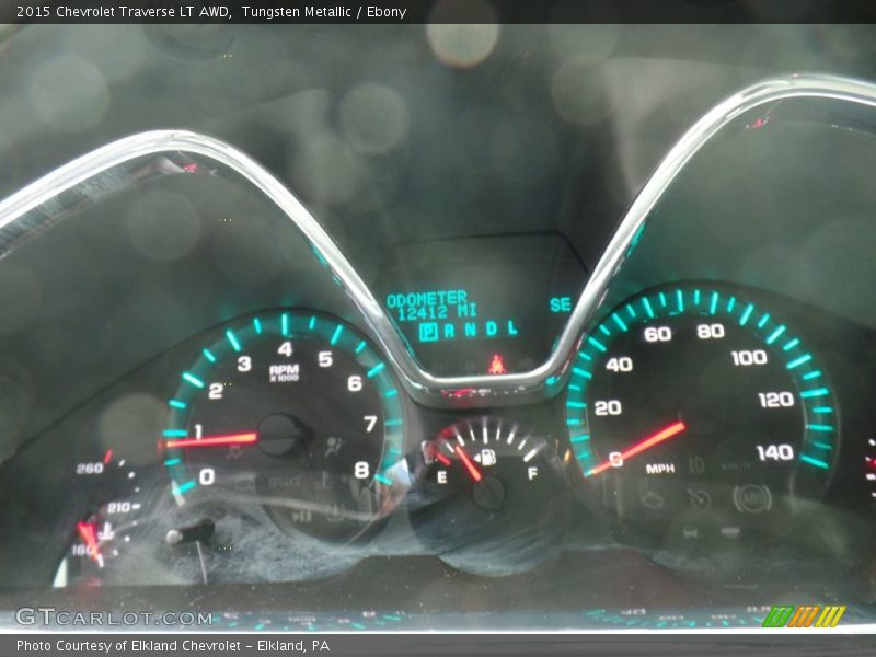 Tungsten Metallic / Ebony 2015 Chevrolet Traverse LT AWD