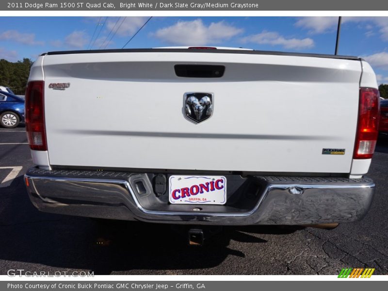 Bright White / Dark Slate Gray/Medium Graystone 2011 Dodge Ram 1500 ST Quad Cab