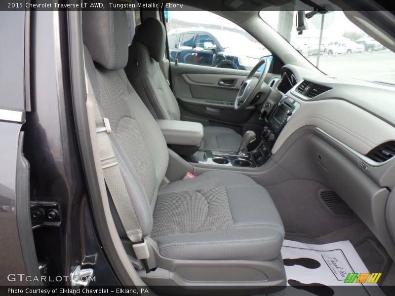 Tungsten Metallic / Ebony 2015 Chevrolet Traverse LT AWD