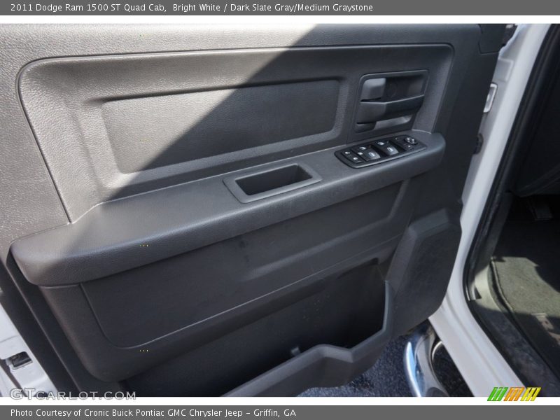 Bright White / Dark Slate Gray/Medium Graystone 2011 Dodge Ram 1500 ST Quad Cab