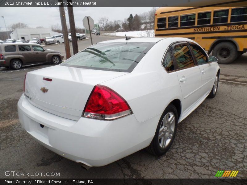 Summit White / Neutral 2013 Chevrolet Impala LT