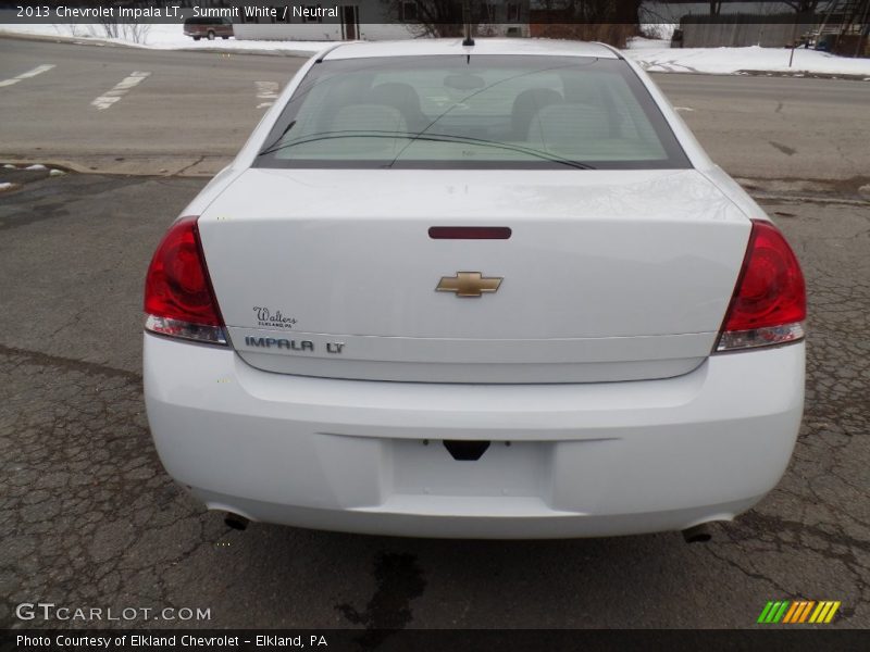 Summit White / Neutral 2013 Chevrolet Impala LT