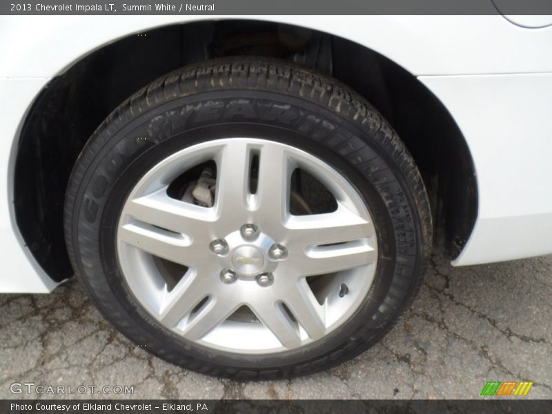 Summit White / Neutral 2013 Chevrolet Impala LT