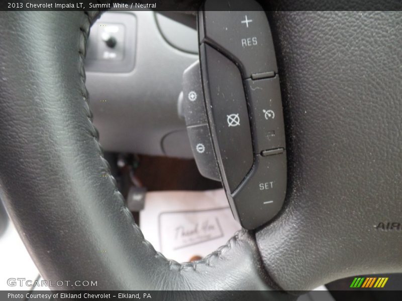 Summit White / Neutral 2013 Chevrolet Impala LT