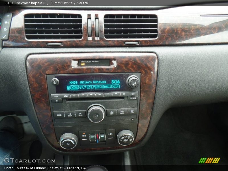 Summit White / Neutral 2013 Chevrolet Impala LT