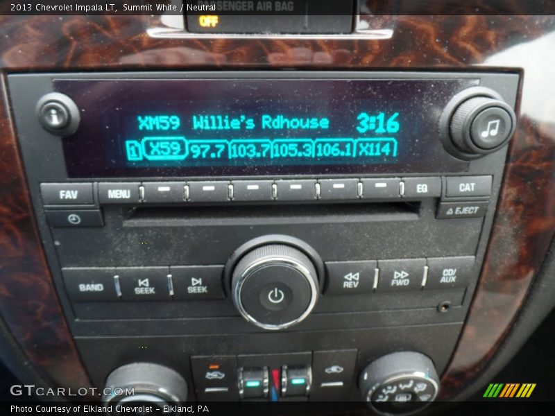 Summit White / Neutral 2013 Chevrolet Impala LT