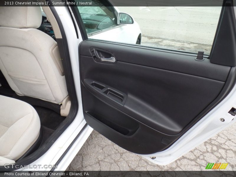 Summit White / Neutral 2013 Chevrolet Impala LT