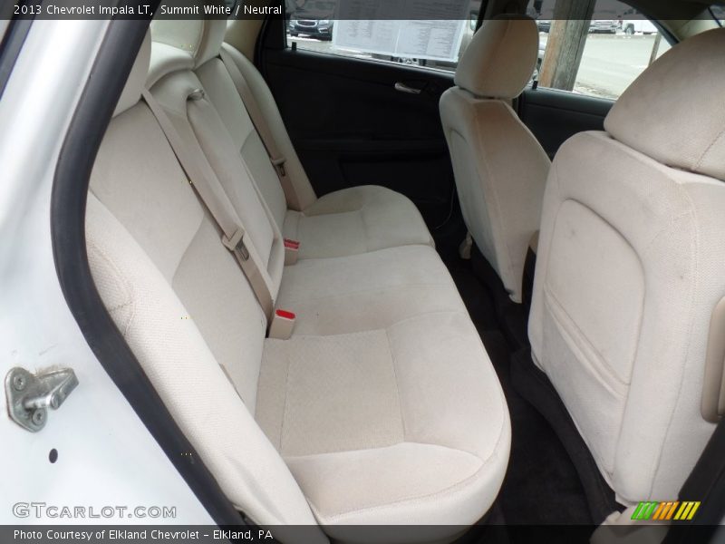 Summit White / Neutral 2013 Chevrolet Impala LT