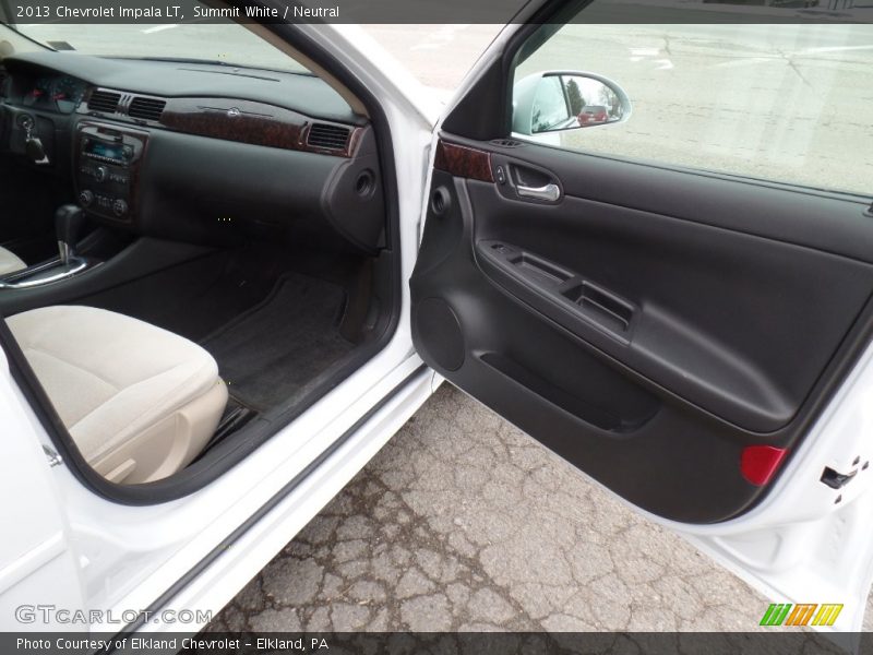 Summit White / Neutral 2013 Chevrolet Impala LT