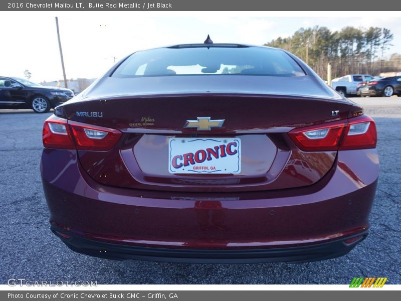 Butte Red Metallic / Jet Black 2016 Chevrolet Malibu LT