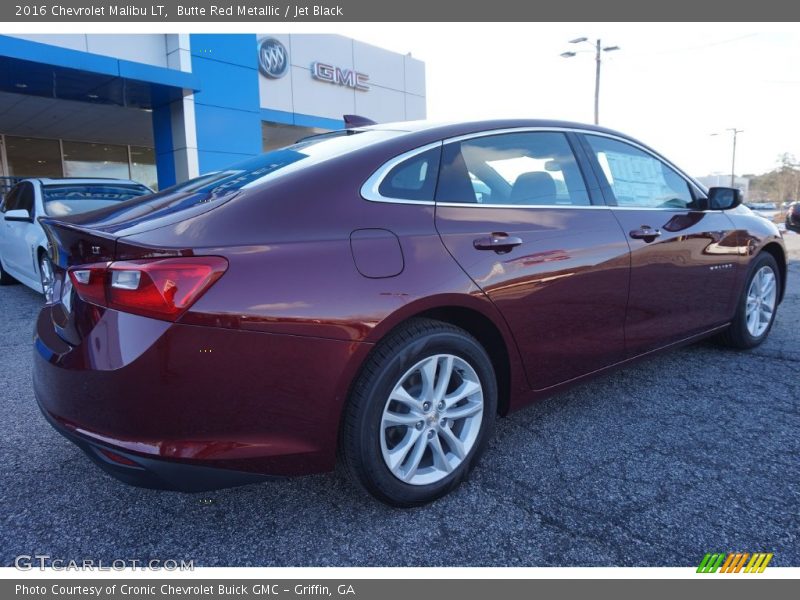 Butte Red Metallic / Jet Black 2016 Chevrolet Malibu LT