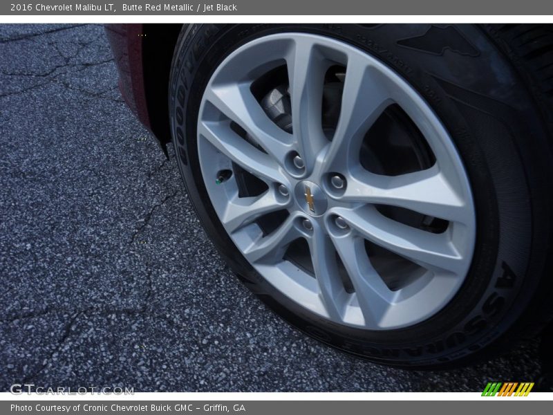 Butte Red Metallic / Jet Black 2016 Chevrolet Malibu LT