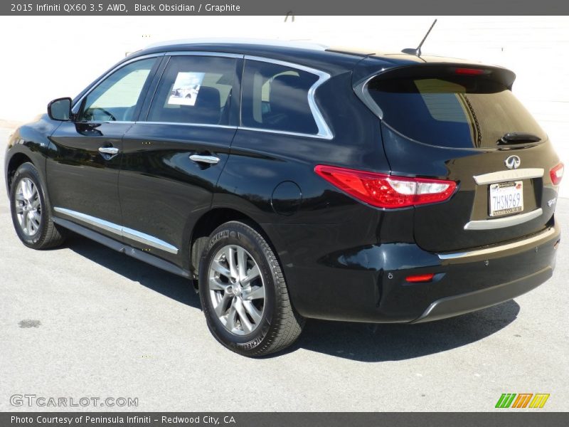 Black Obsidian / Graphite 2015 Infiniti QX60 3.5 AWD