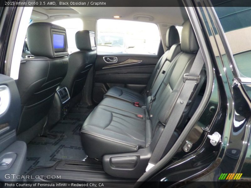 Black Obsidian / Graphite 2015 Infiniti QX60 3.5 AWD