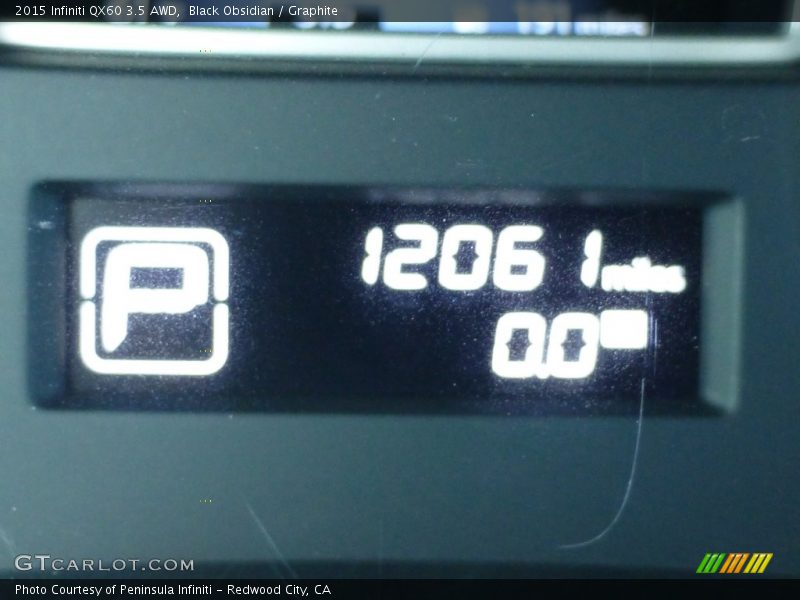 Black Obsidian / Graphite 2015 Infiniti QX60 3.5 AWD