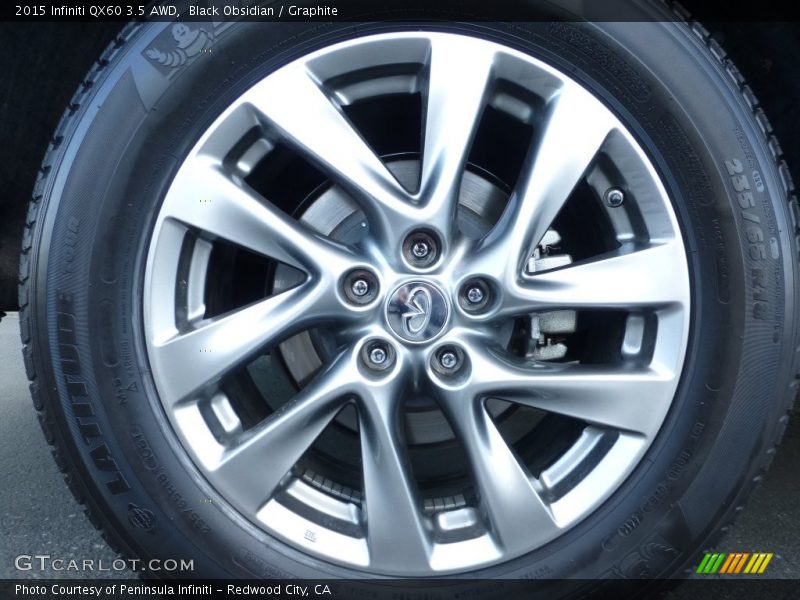 Black Obsidian / Graphite 2015 Infiniti QX60 3.5 AWD