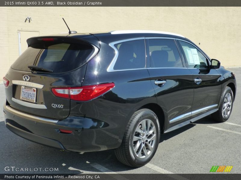 Black Obsidian / Graphite 2015 Infiniti QX60 3.5 AWD