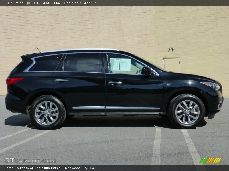 Black Obsidian / Graphite 2015 Infiniti QX60 3.5 AWD