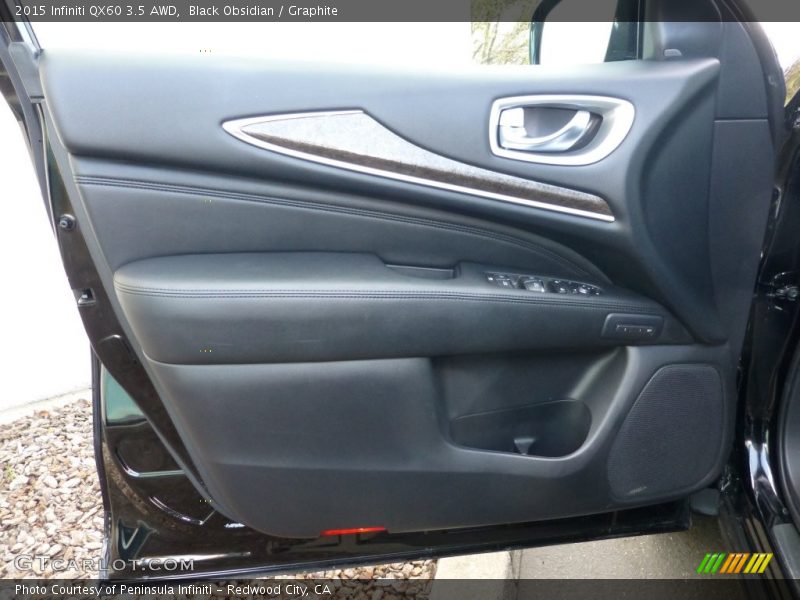 Black Obsidian / Graphite 2015 Infiniti QX60 3.5 AWD