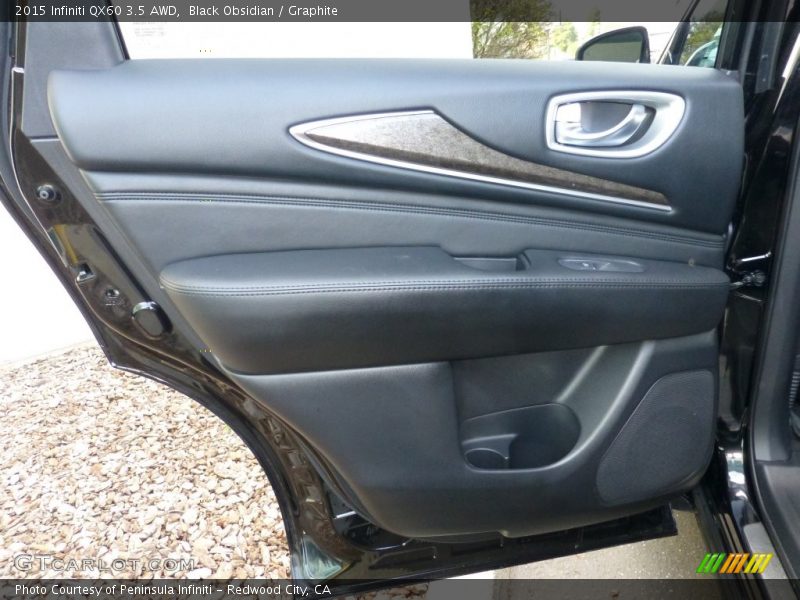 Black Obsidian / Graphite 2015 Infiniti QX60 3.5 AWD
