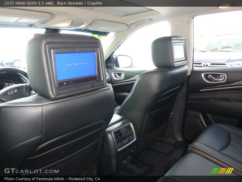 Black Obsidian / Graphite 2015 Infiniti QX60 3.5 AWD