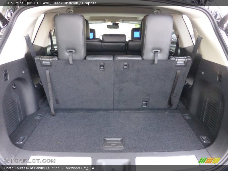 Black Obsidian / Graphite 2015 Infiniti QX60 3.5 AWD