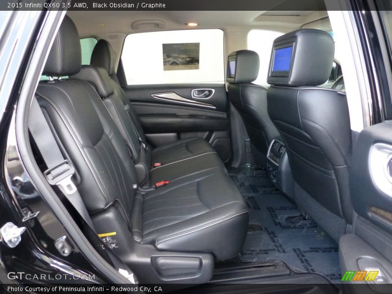 Black Obsidian / Graphite 2015 Infiniti QX60 3.5 AWD