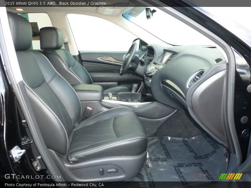 Black Obsidian / Graphite 2015 Infiniti QX60 3.5 AWD