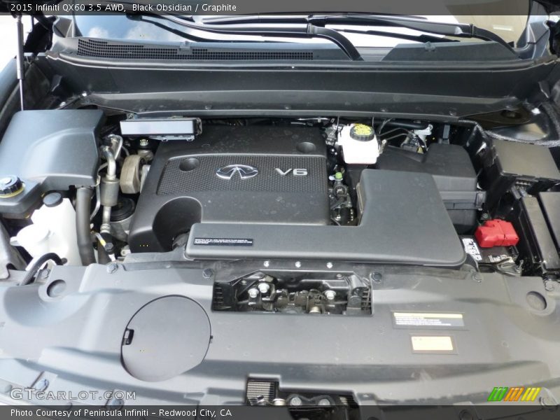 Black Obsidian / Graphite 2015 Infiniti QX60 3.5 AWD