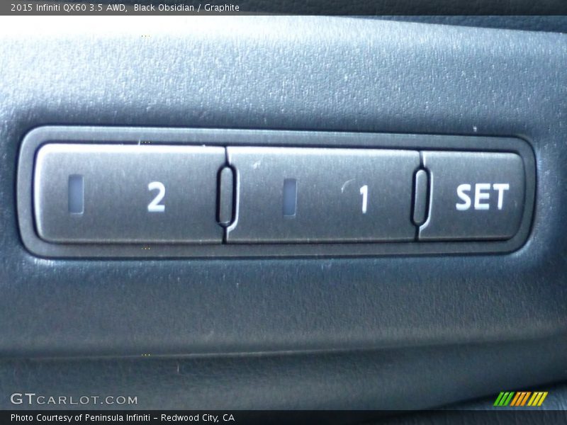 Black Obsidian / Graphite 2015 Infiniti QX60 3.5 AWD