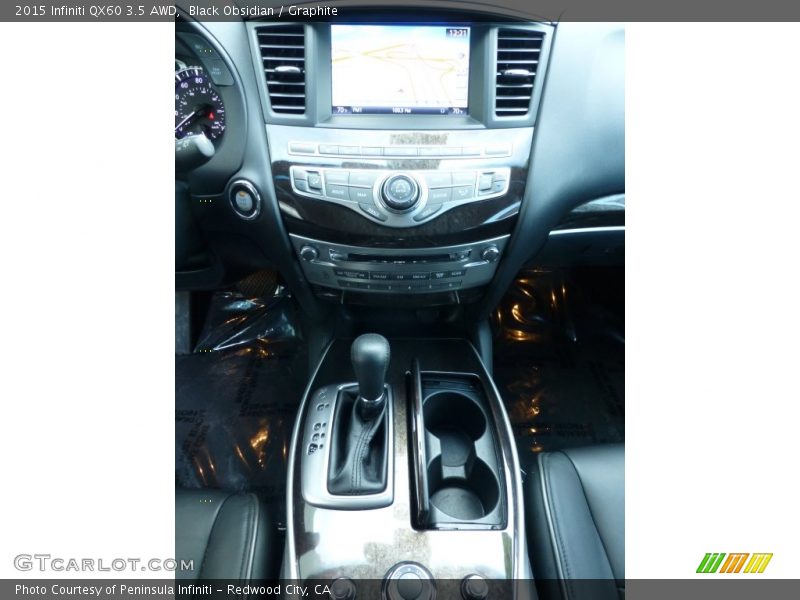 Black Obsidian / Graphite 2015 Infiniti QX60 3.5 AWD