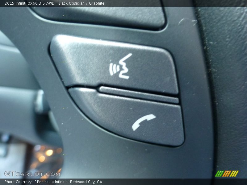 Black Obsidian / Graphite 2015 Infiniti QX60 3.5 AWD