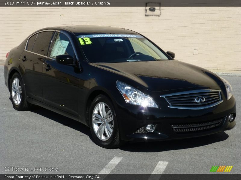 Black Obsidian / Graphite 2013 Infiniti G 37 Journey Sedan