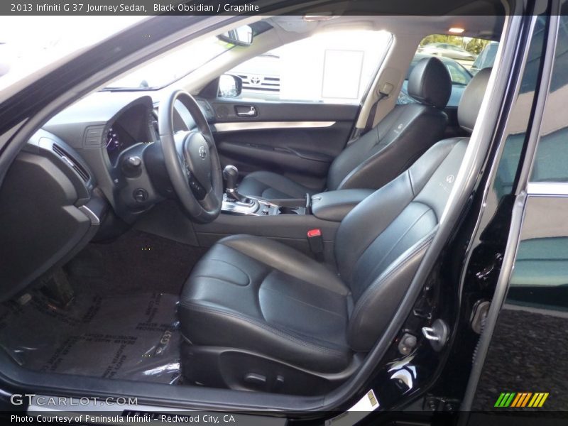 Black Obsidian / Graphite 2013 Infiniti G 37 Journey Sedan