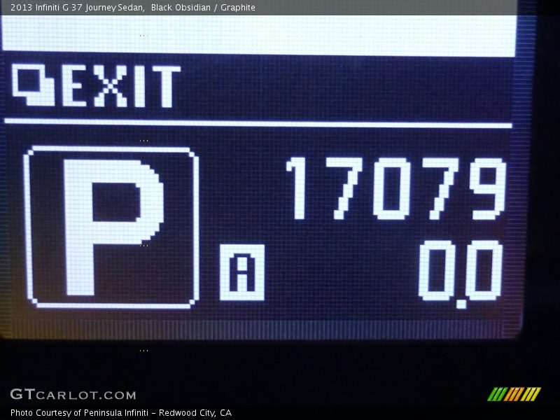 Black Obsidian / Graphite 2013 Infiniti G 37 Journey Sedan
