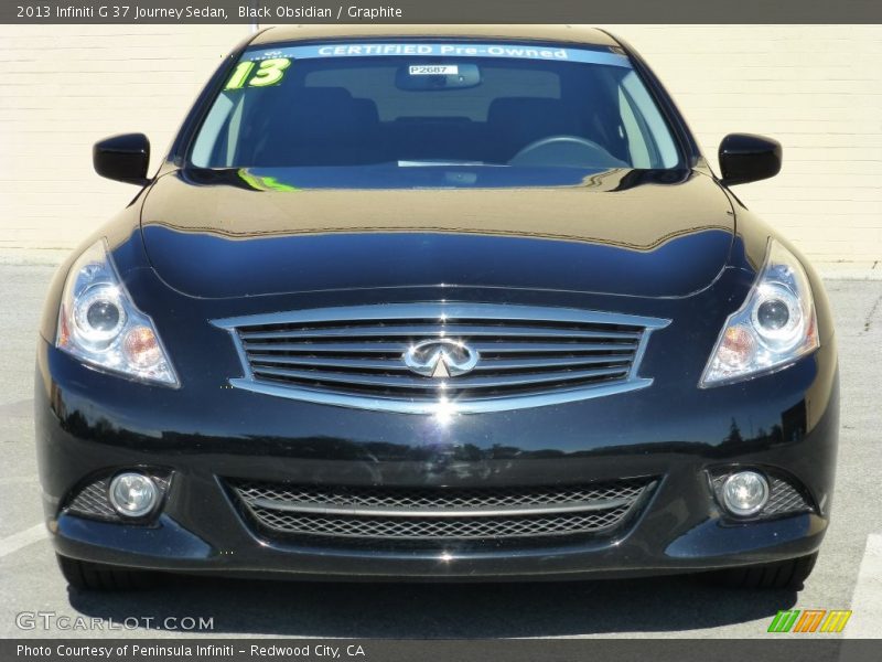 Black Obsidian / Graphite 2013 Infiniti G 37 Journey Sedan