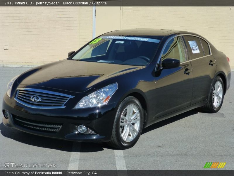 Black Obsidian / Graphite 2013 Infiniti G 37 Journey Sedan