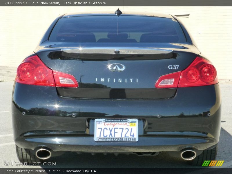 Black Obsidian / Graphite 2013 Infiniti G 37 Journey Sedan