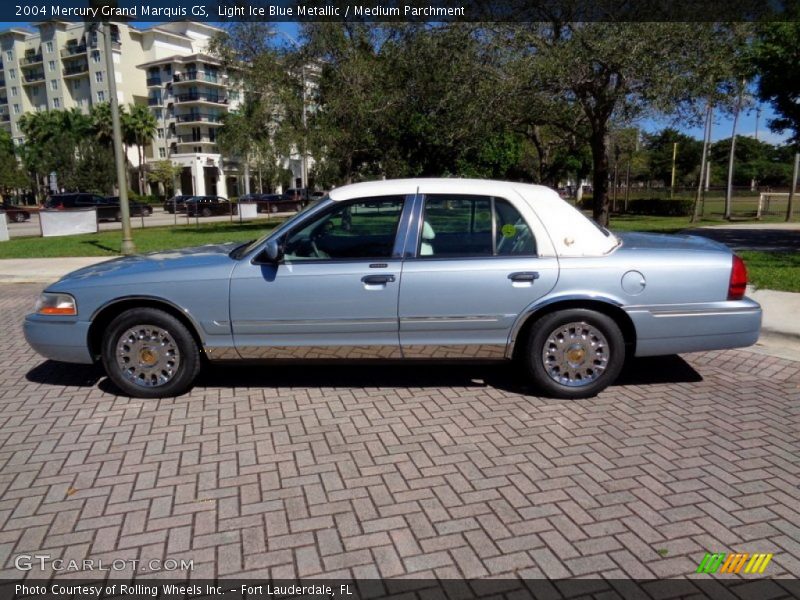 Light Ice Blue Metallic / Medium Parchment 2004 Mercury Grand Marquis GS