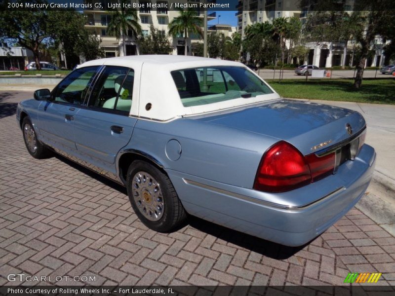 Light Ice Blue Metallic / Medium Parchment 2004 Mercury Grand Marquis GS