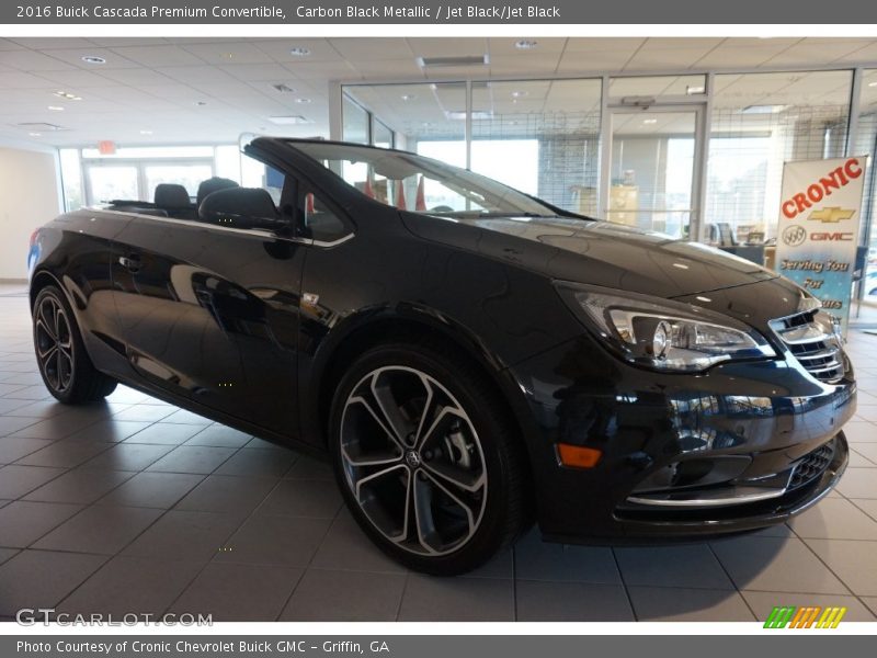 Carbon Black Metallic / Jet Black/Jet Black 2016 Buick Cascada Premium Convertible