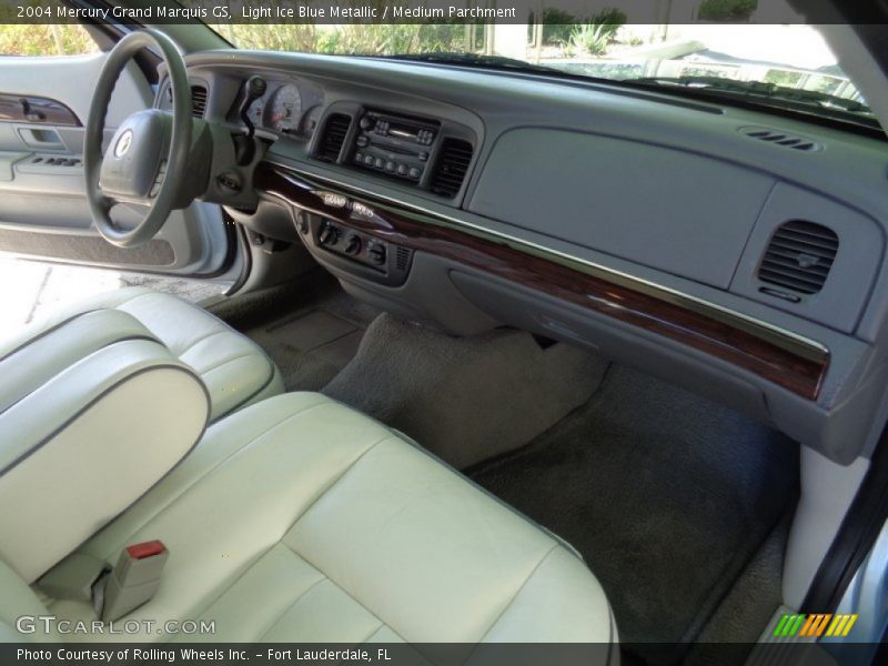 Light Ice Blue Metallic / Medium Parchment 2004 Mercury Grand Marquis GS