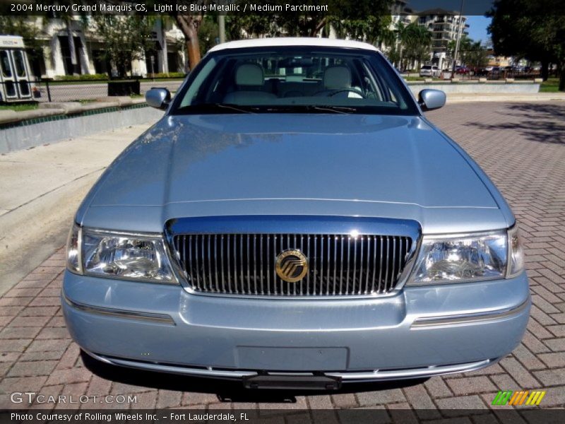 Light Ice Blue Metallic / Medium Parchment 2004 Mercury Grand Marquis GS