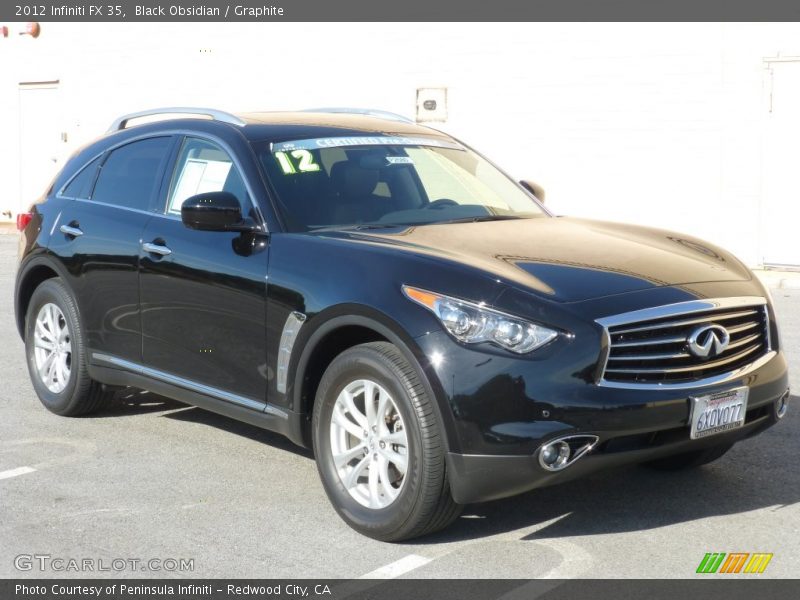 Black Obsidian / Graphite 2012 Infiniti FX 35