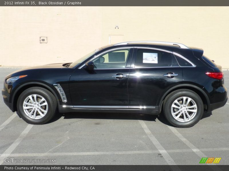 Black Obsidian / Graphite 2012 Infiniti FX 35